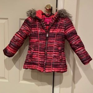 London Fog, Pink Coat, Girls Medium 5-6